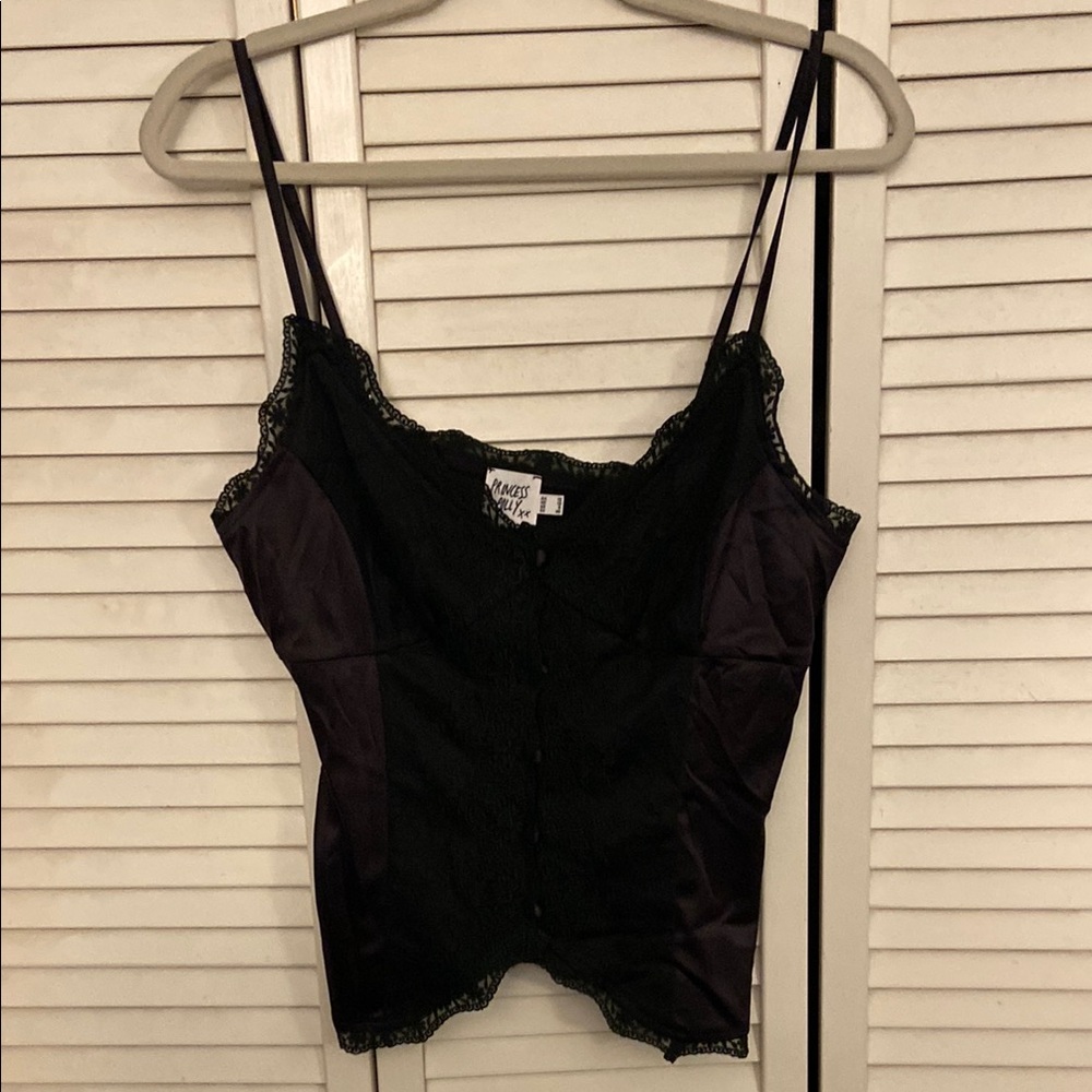 Princess Polly Elegant Black Lace Blouse